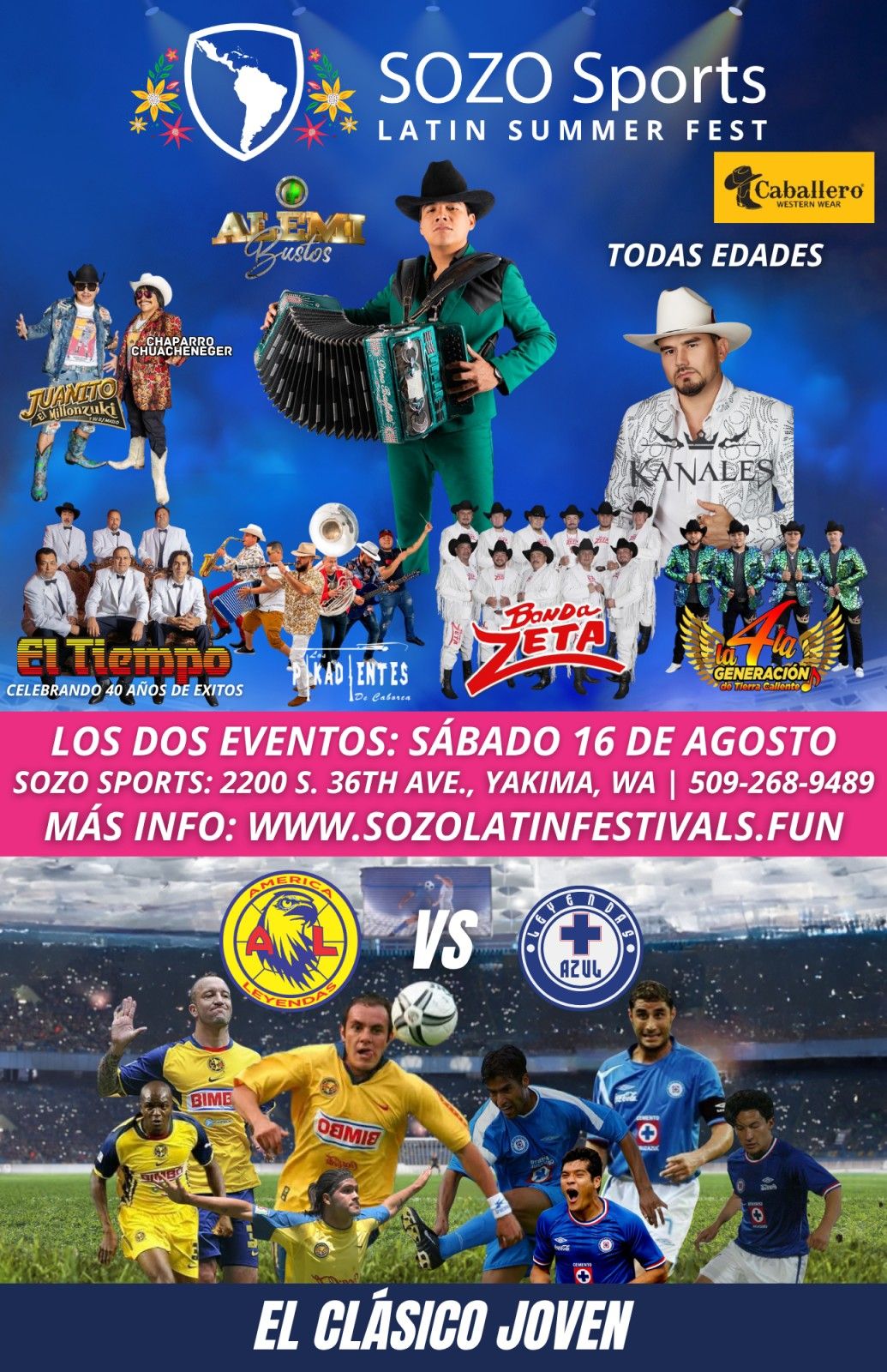 Partido de Leyendas: America vs Chivas at Payne Arena