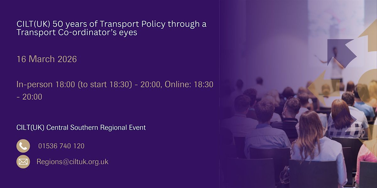 50 years of Transport Policy through a Transport Co-ordinator\u2019s eyes