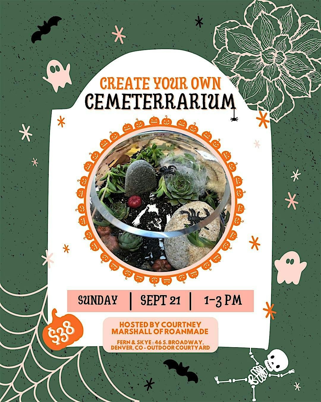 Create your own Cemeterrarium! @ Fern&Skye Gallery (South Broadway)
