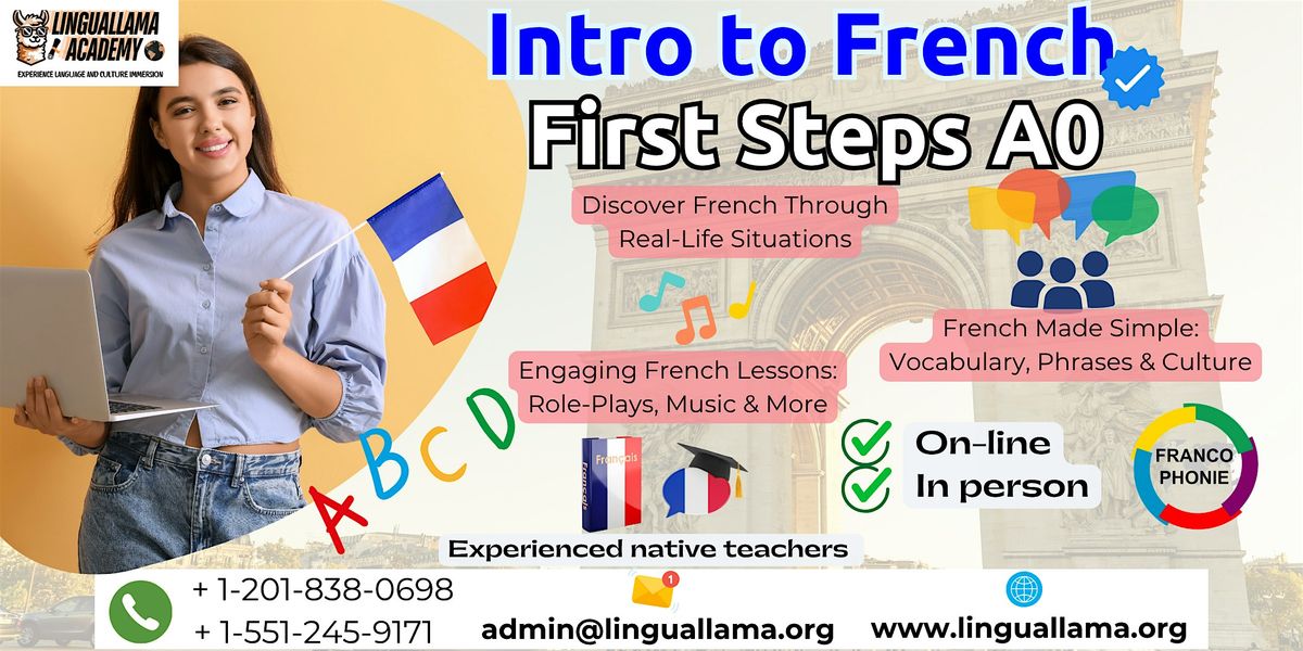 Intro to French | Single Class or Program |Discount in the description