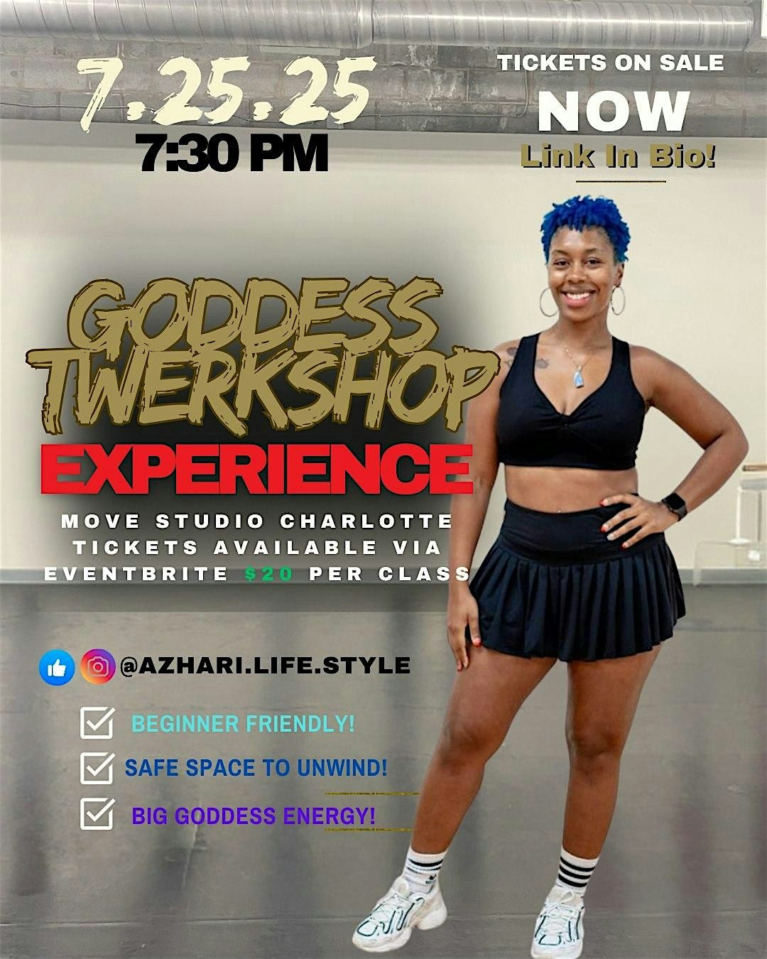 The Goddess Twerkshop | August 2025 Class