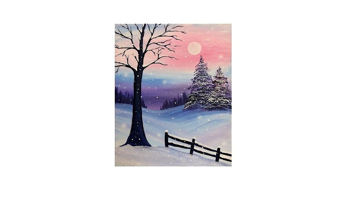 PAINT & SIP "WINTER WONDERLAND" a the Montys Restaurant & Bar