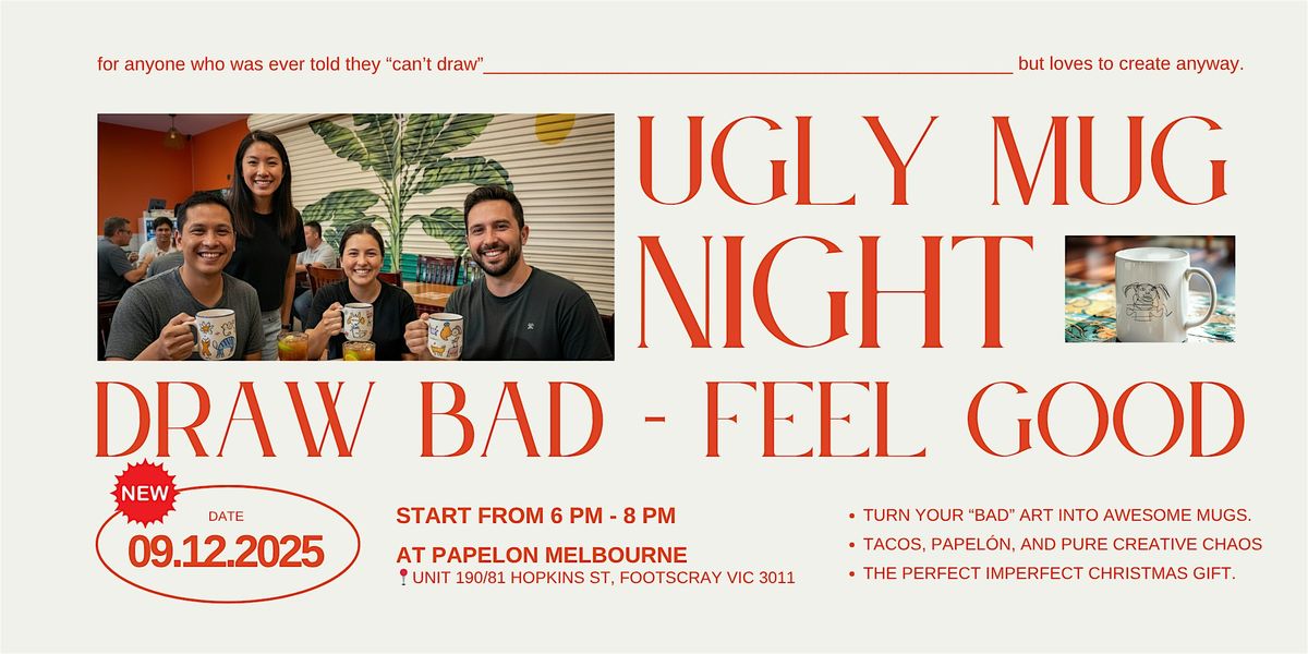 Ugly Mug Night \u2013 Draw Bad, Feel Good
