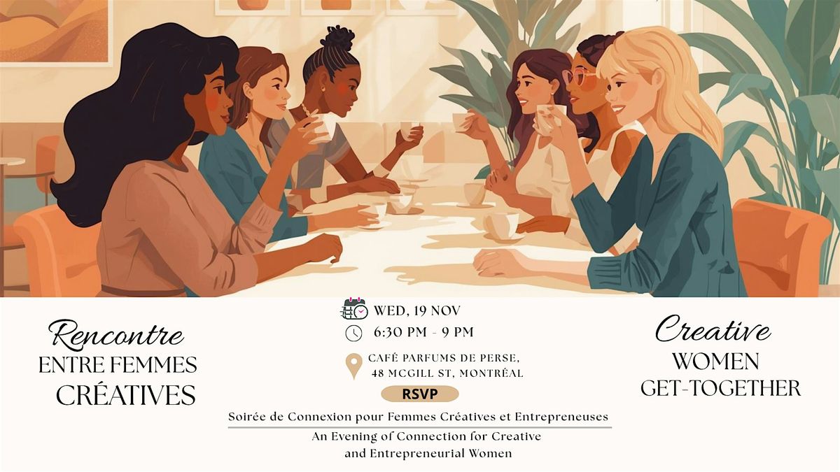 Soir\u00e9e de Connexion pour Femmes Cr\u00e9atives (EN\/FR)