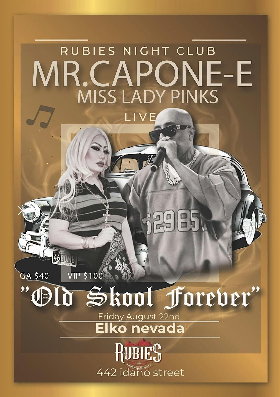 Mr.Capone-E Live In Elko Nevada august 22nd