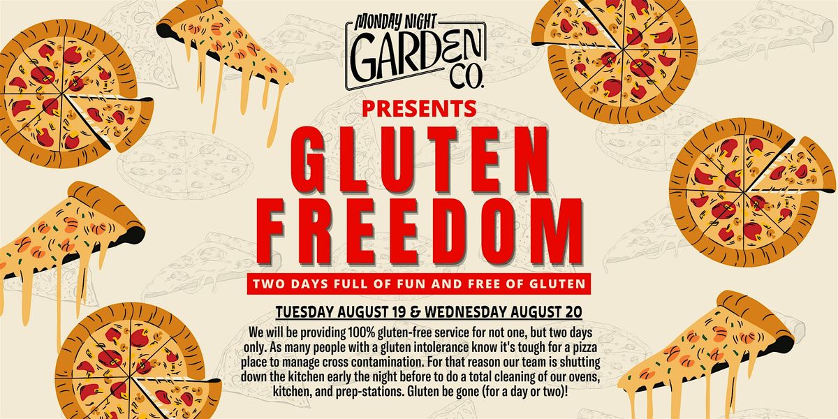 CLT Gluten Freedom: TWO days of gluten-free pizza and beer Aug 19-20