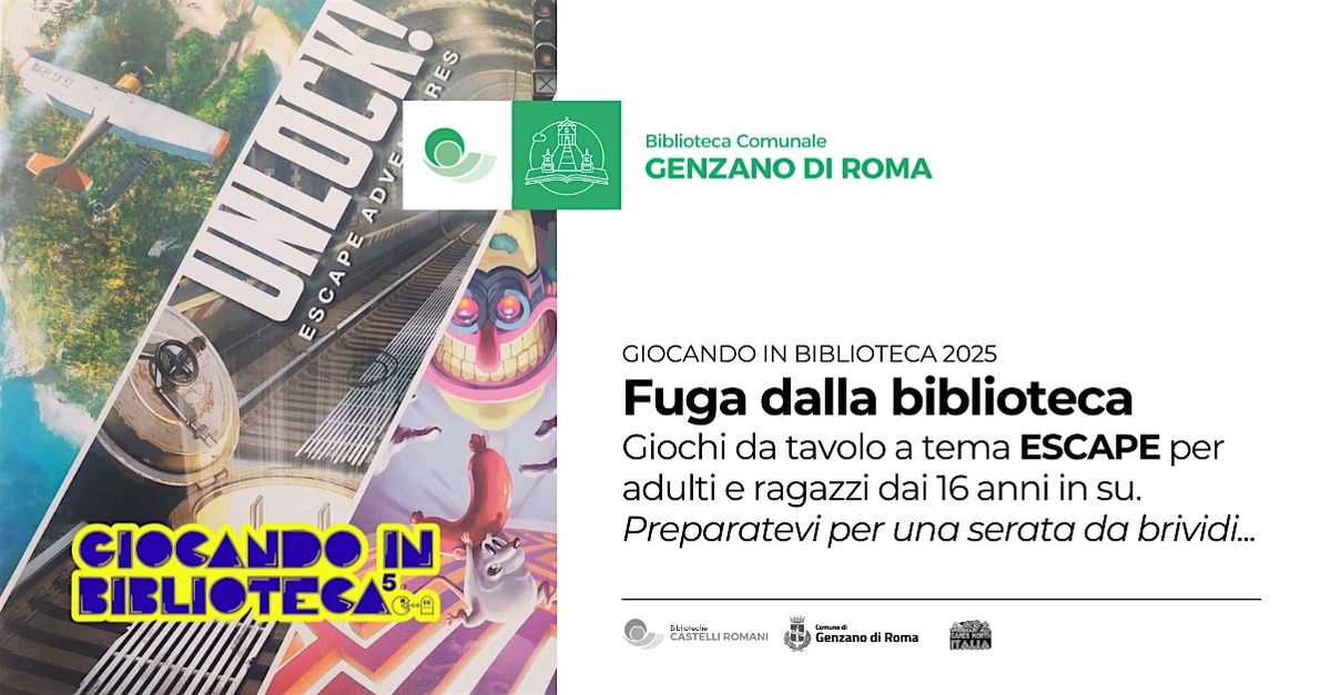 FUGA DALLA BIBLIOTECA