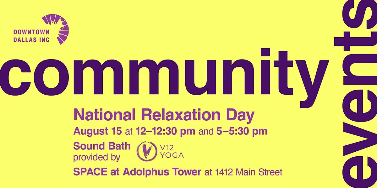 National Relaxation Day