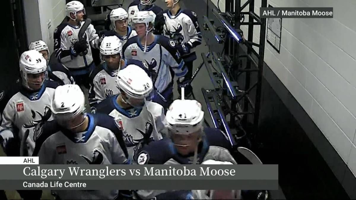 Parking Calgary Wranglers at Manitoba Moose