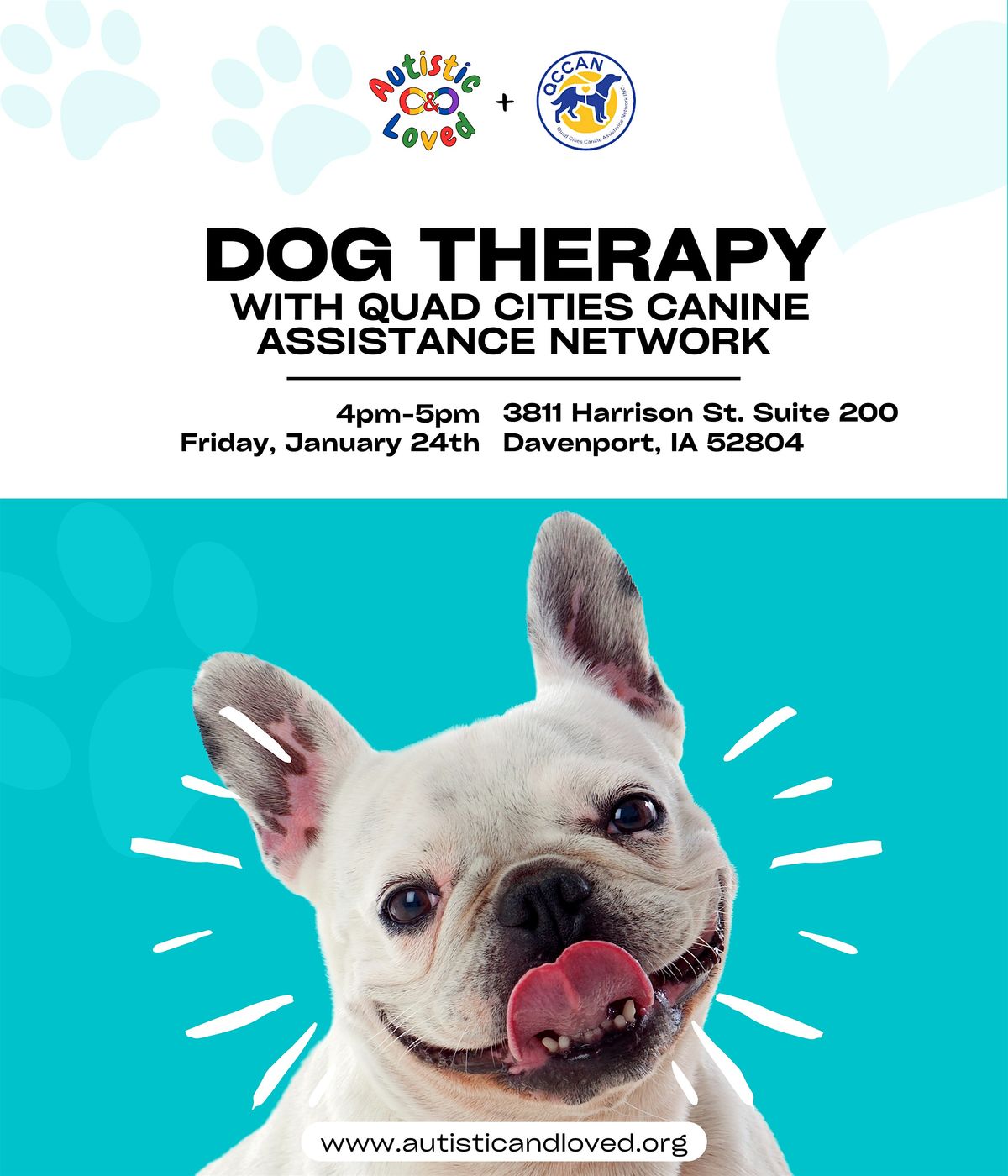 Dog Therapy with Quad Cities Canine Assistance Network