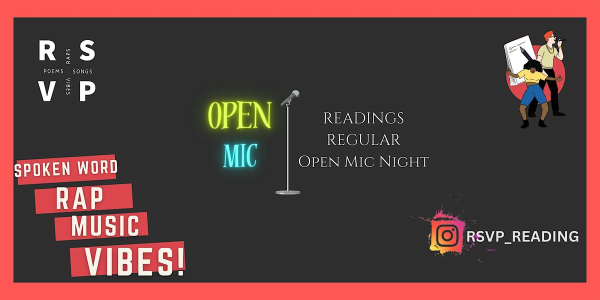 RSVP Open Mic: A night of Music, Poetry and Vibes!!