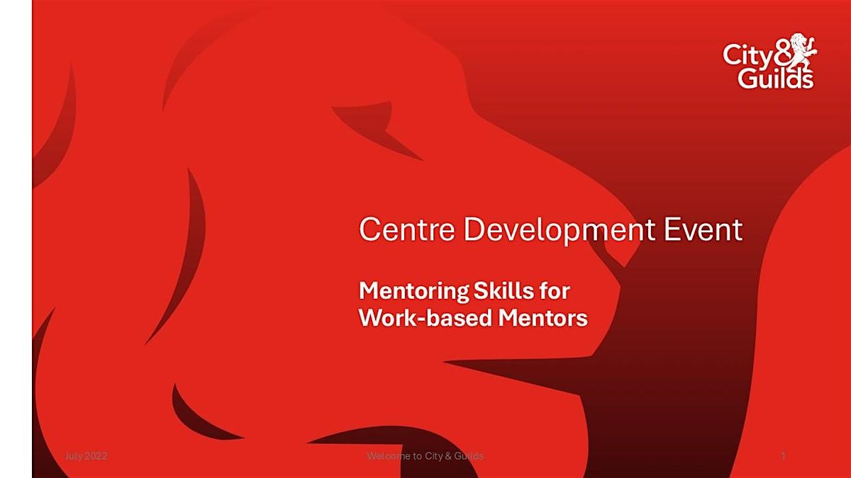 C&G CPD Mentoring Skills for Work-based Mentors
