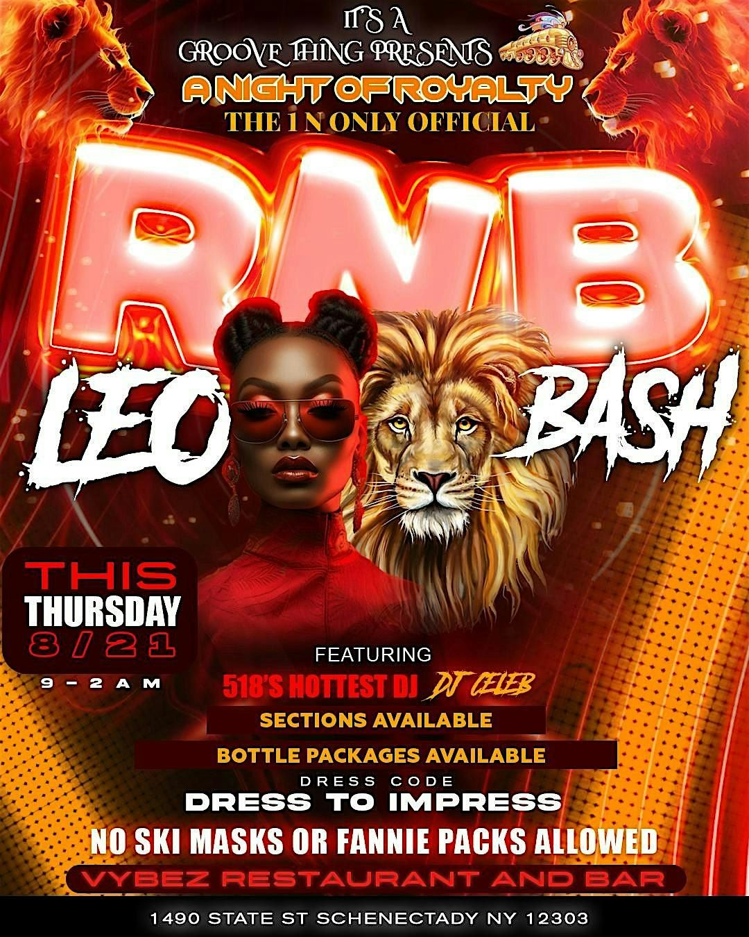 It\u2019s a Groove thang presents The official Leo R&B Bash
