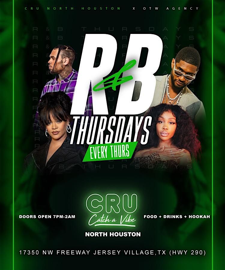 R&B Thursdays at CRU Lounge 290