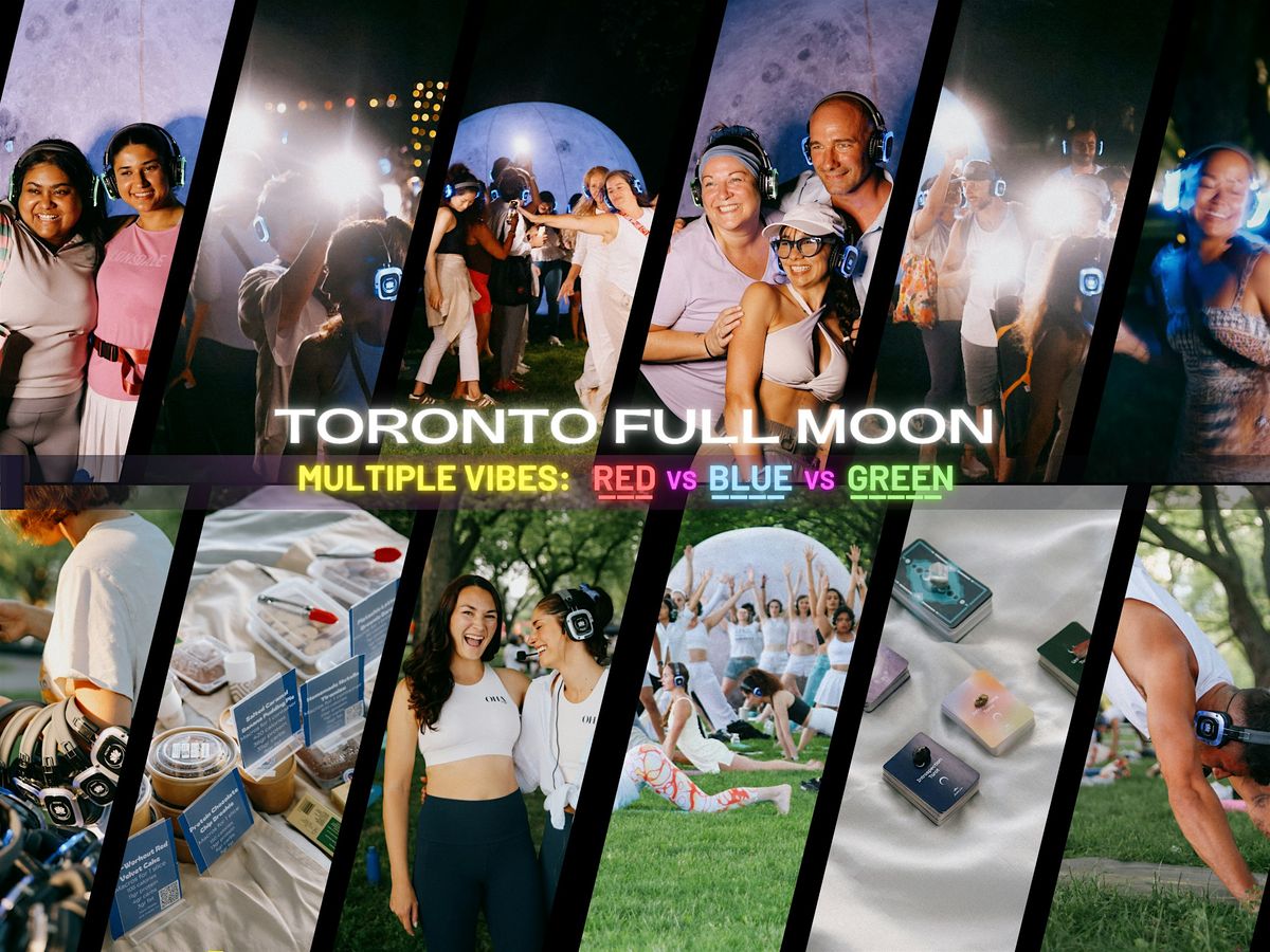 Toronto Super Full Moon "En Bleu" \u2014 Studio Edition