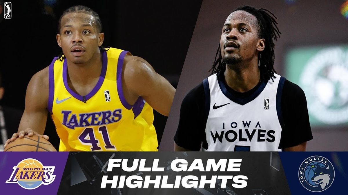 Parking Iowa Wolves at South Bay Lakers