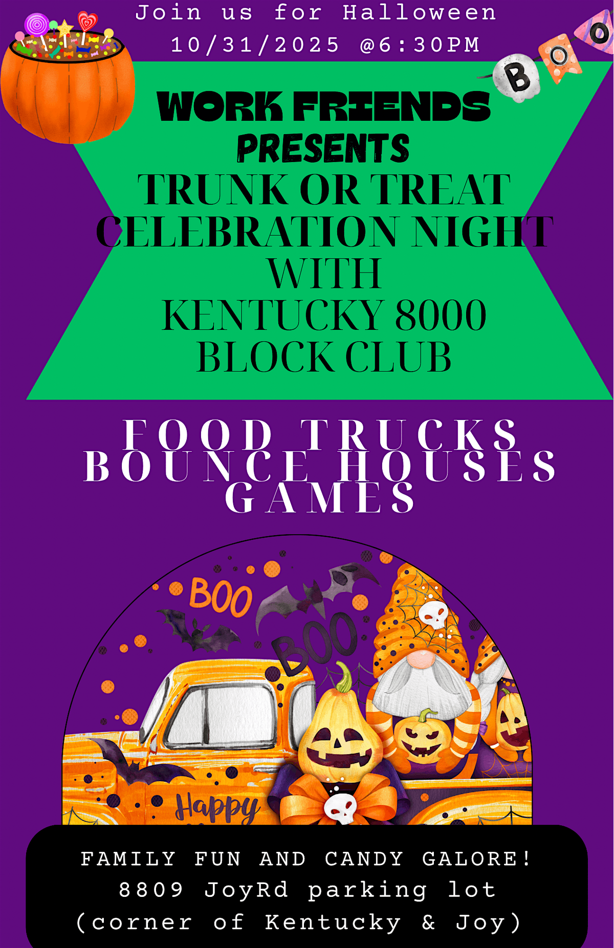 Work Friends Annual Trunk or Treat