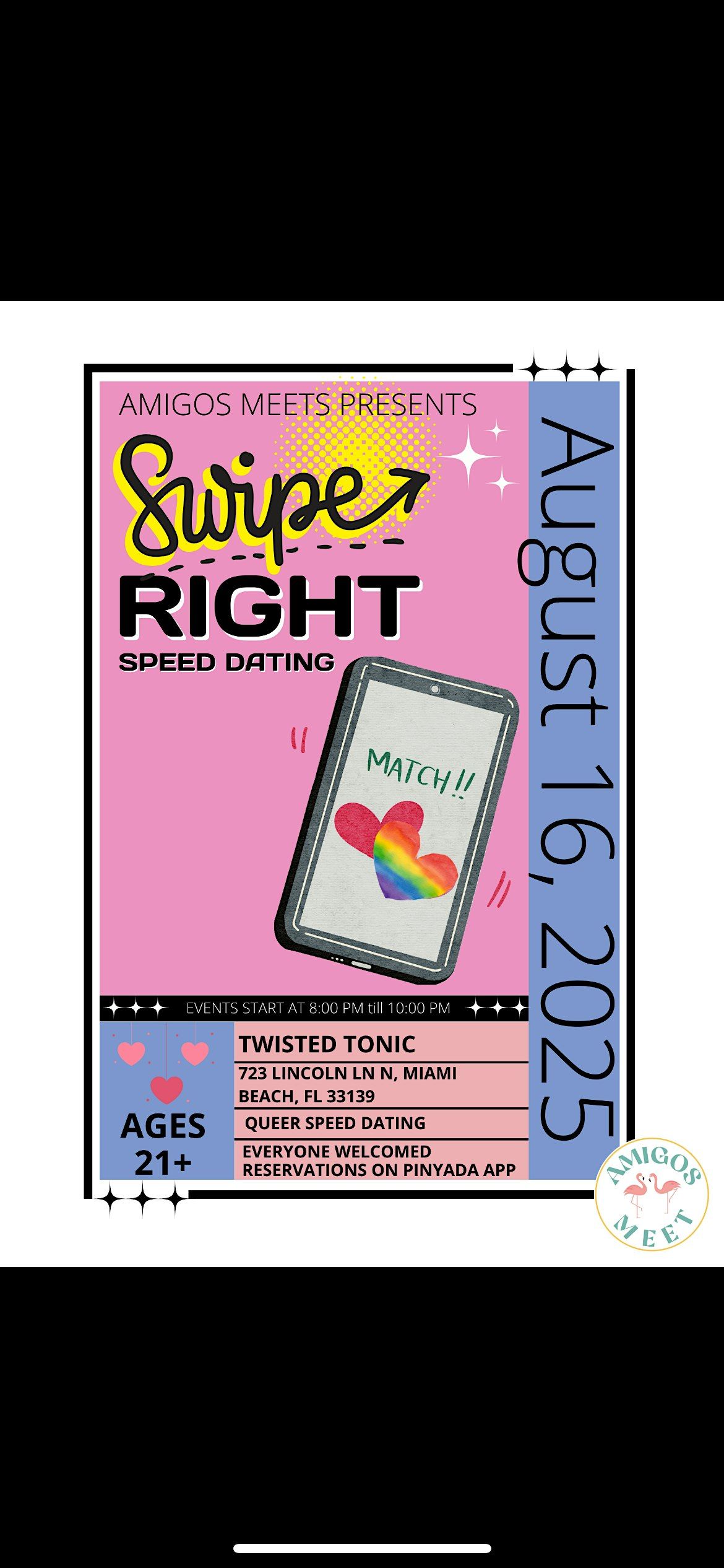 Swipe Right Live: Queer Speed Dating