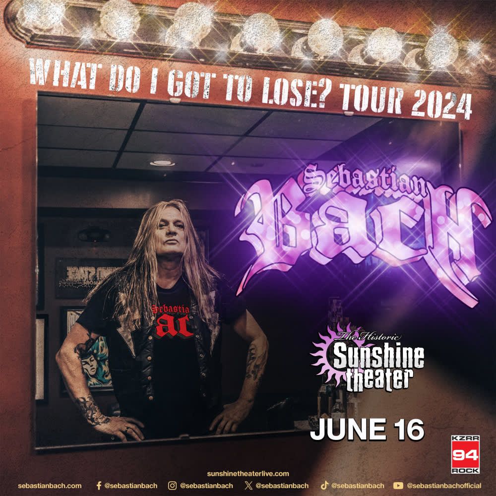 Sebastian Bach at Newton Performing Arts Center