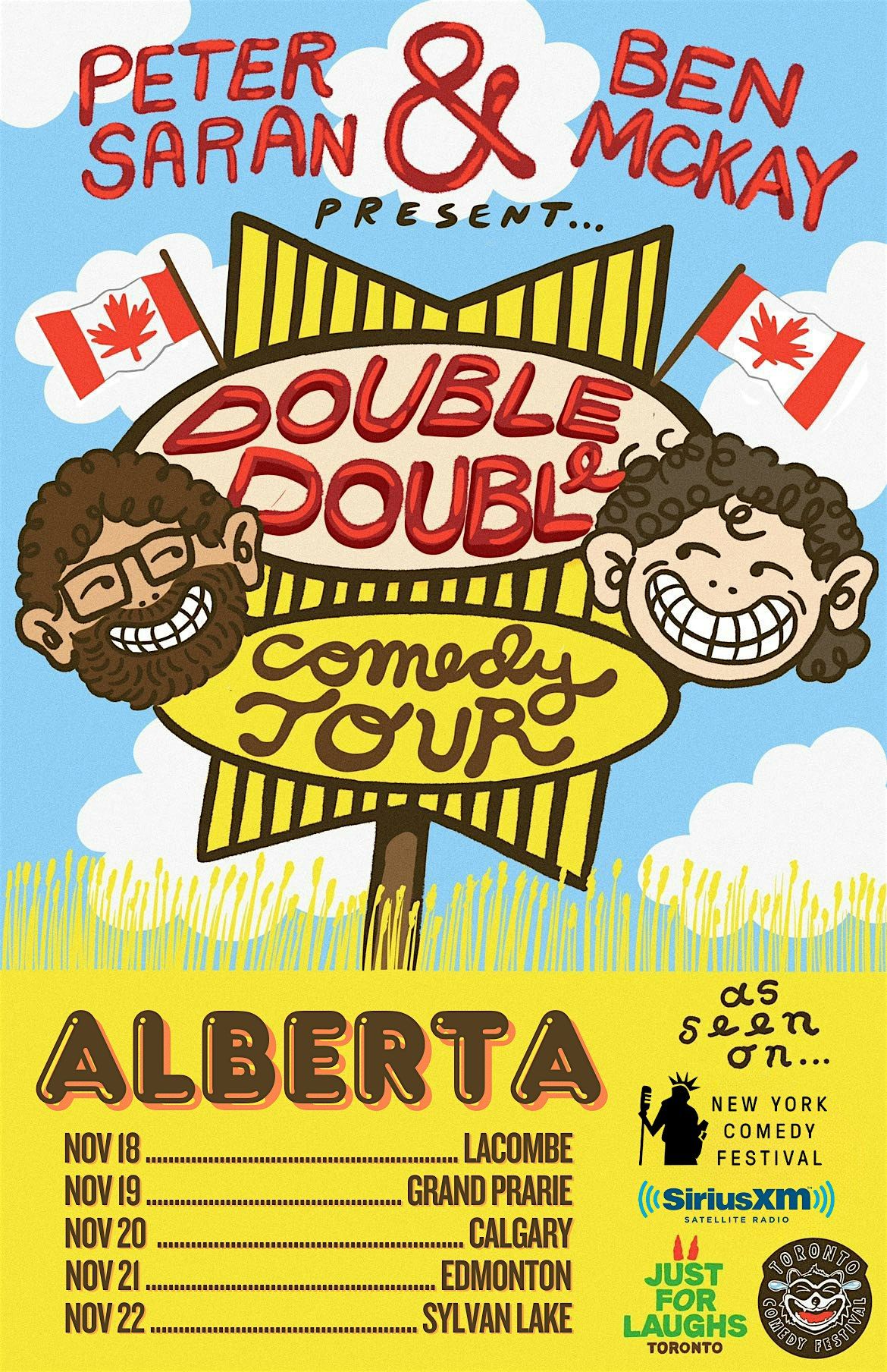 Double Double Comedy Tour LIVE in Edmonton!