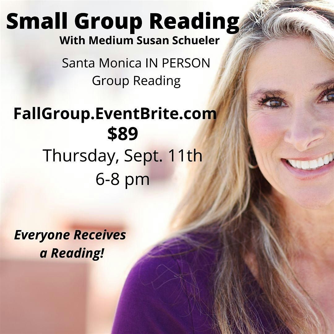 (Sept. 2025) Small Group Reading with Susan Schueler in Santa Monica