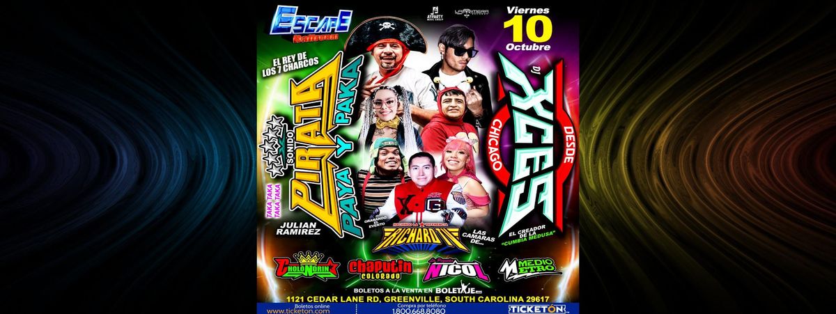 SONIDO PIRATA, DJ XCES, RICHARD TV & M\u00c1S