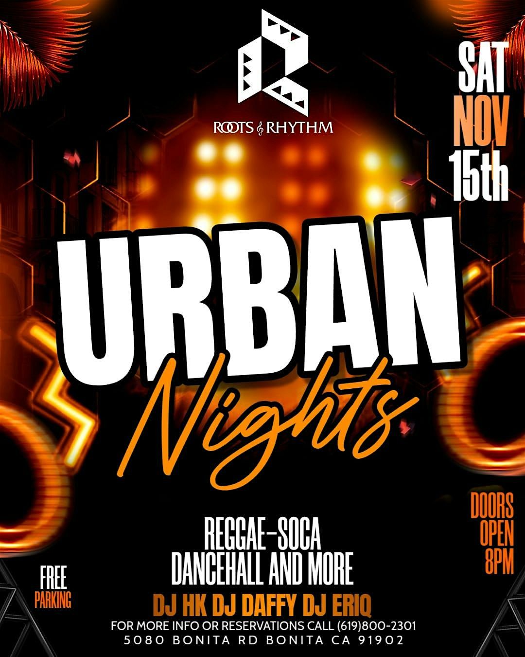 URBAN NIGHTS | Reggae, Soca, Dancehall and More