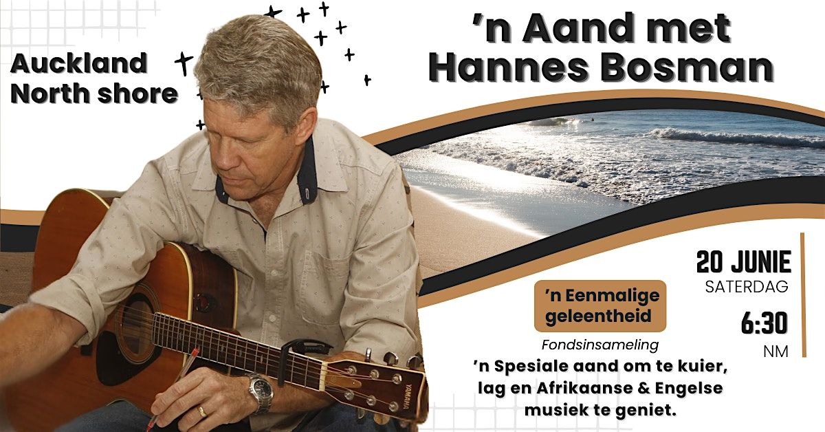 \u2019n Aand met Hannes Bosman