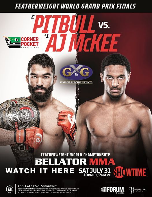 Bellator 263 Pitbull Vs Mckee Corner Pocket Sports Bar Citrus Heights Ca July 31 2021