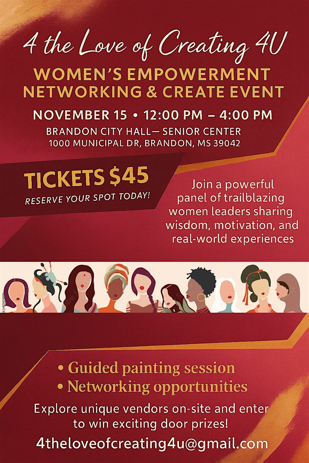 Women's Empowerment Networking & Create Event