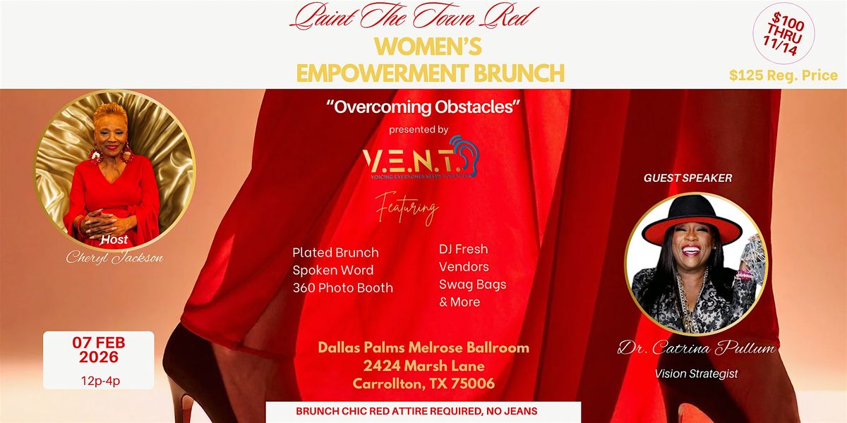 Paint The Town Red: Women's Empowerment Brunch