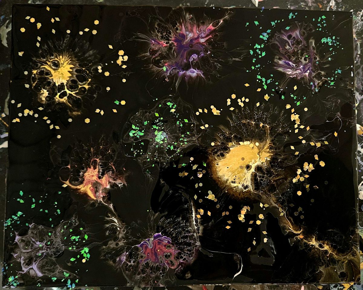 Dazzling New Year Fireworks Sip & Pour