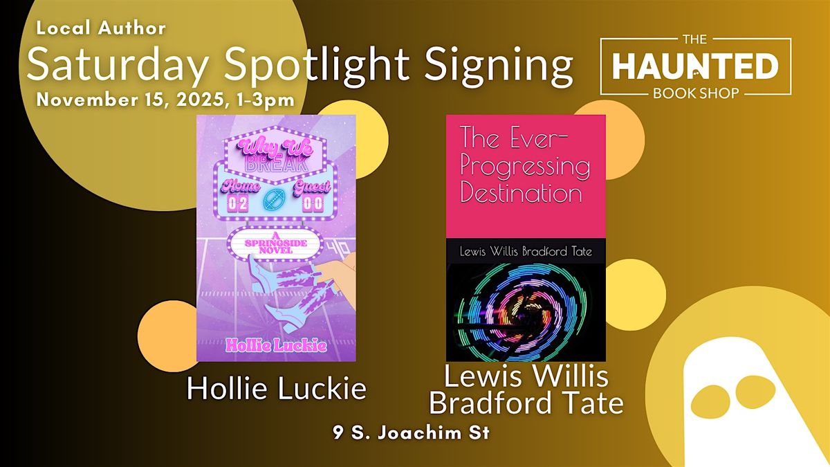 Saturday Spotlight with Authors Hollie Luckie and Lewis Tate