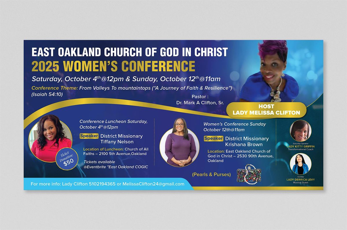 East Oakland COGIC \u201cWomen\u2019s Luncheon