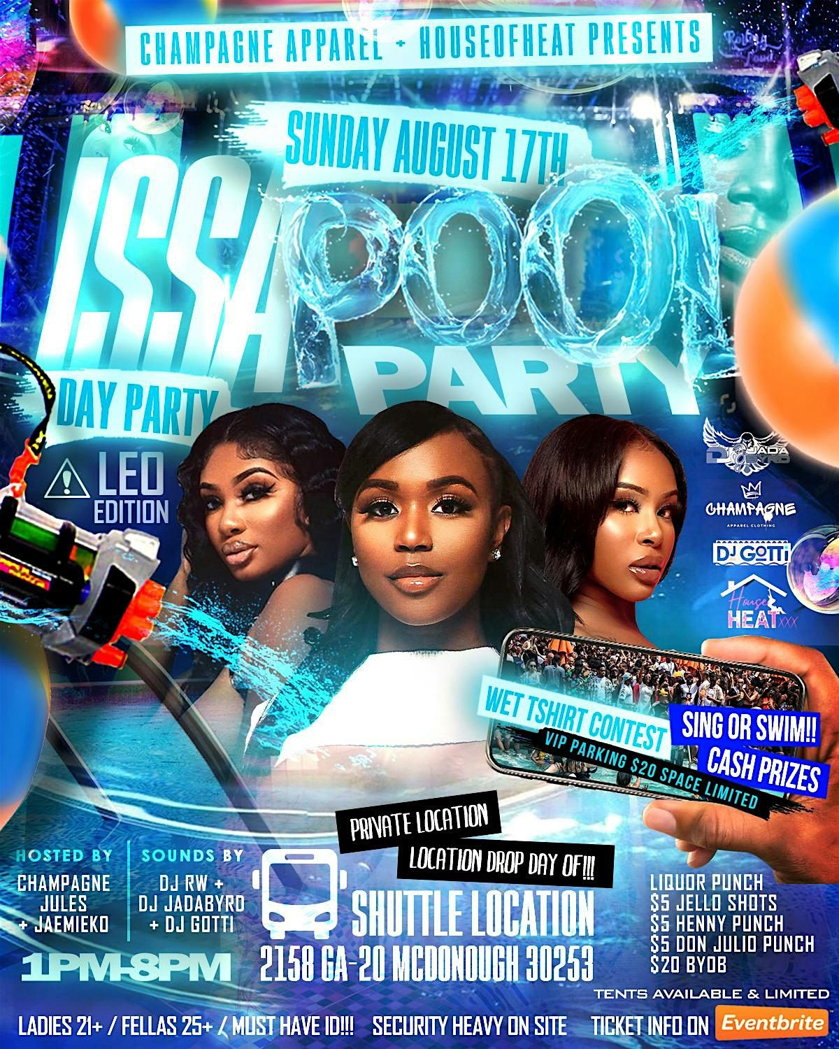 ISSA POOL PARTY (LEO EDITION )