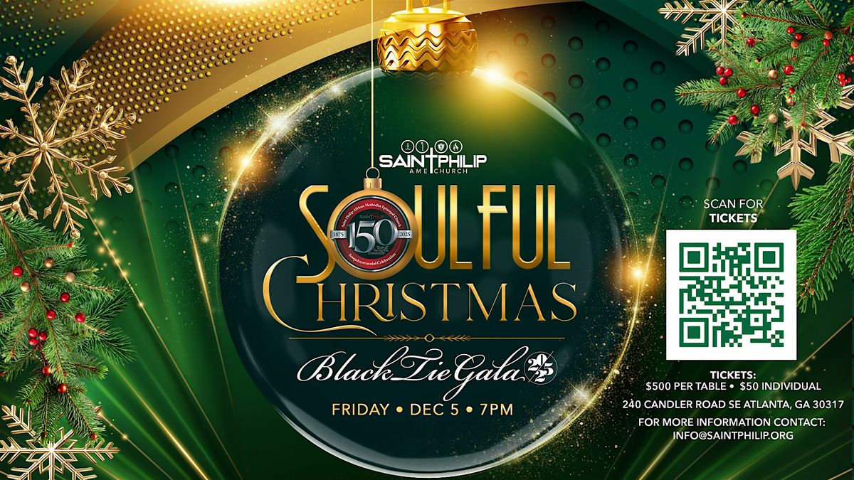 A SOULFUL Christmas Black Tie Gala 2025
