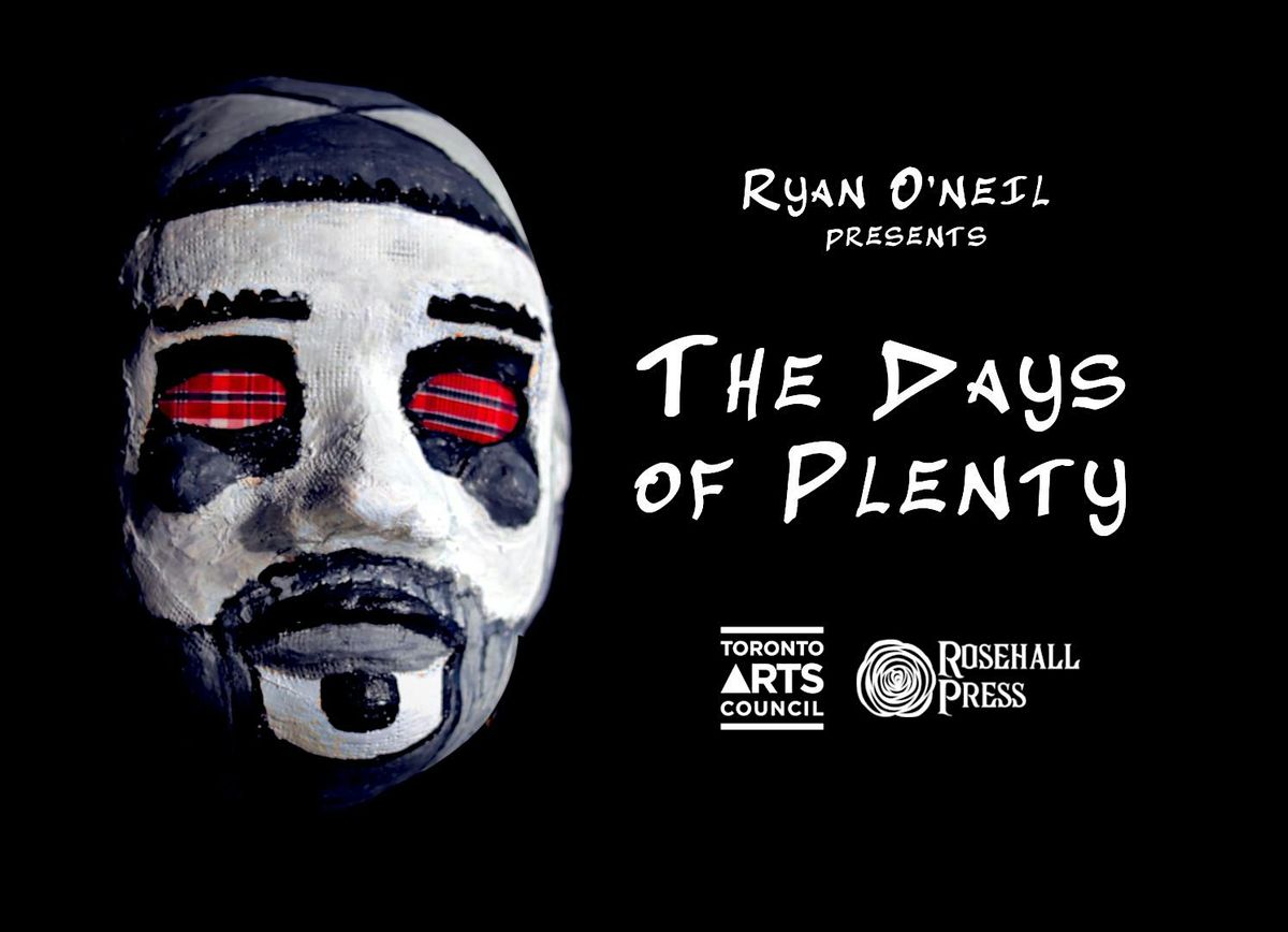 Poetry Reading and Book Launch: Ryan O'Neil's "The Days of Plenty"