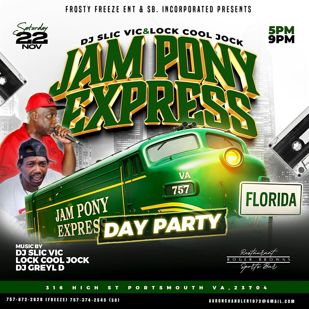 JAM PONY EXPRESS AT ROGER BROWNS IN PORTSMOUTH VA