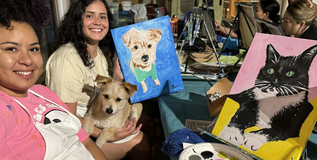 Paint your own Pet with Paint P\u0101\u02bbina, a Hawaiian style paint party