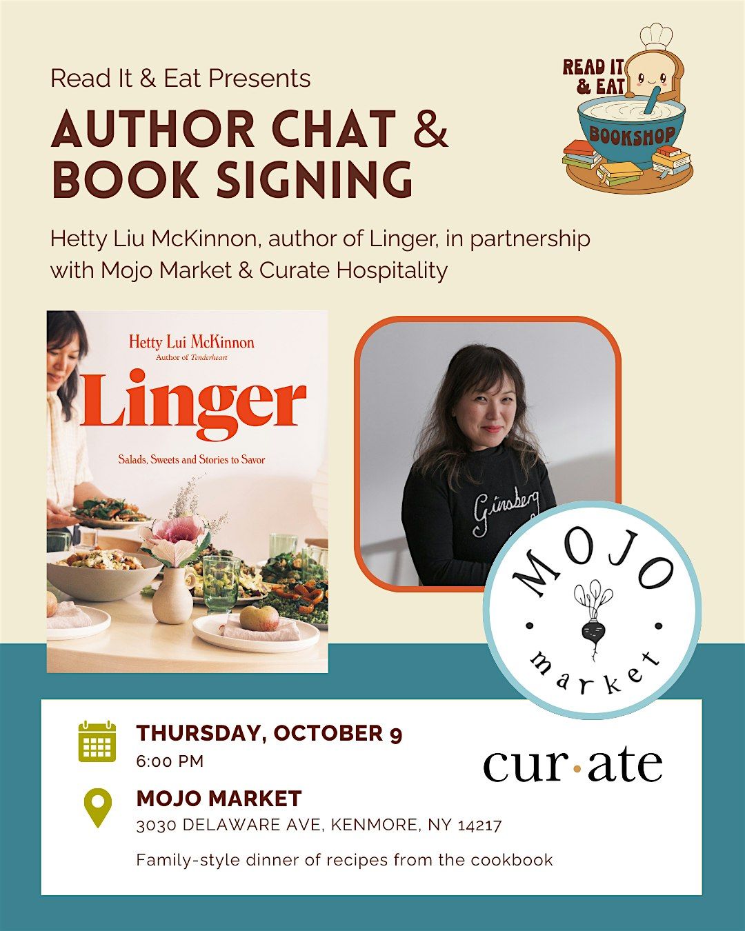Linger: Author Chat with Hetty Liu McKinnon