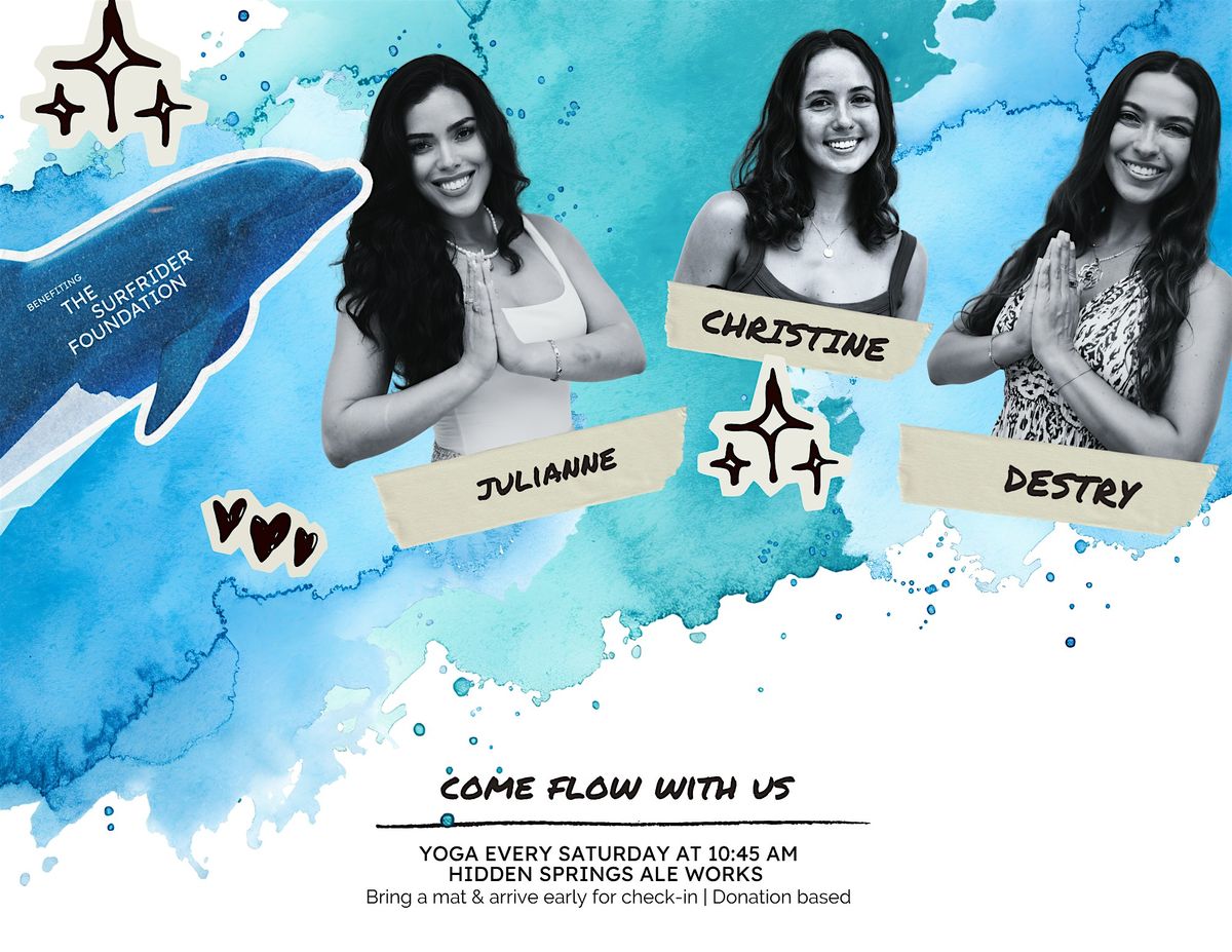 Donation-Based Community Flow Yoga Benefitting The Surfrider Foundation
