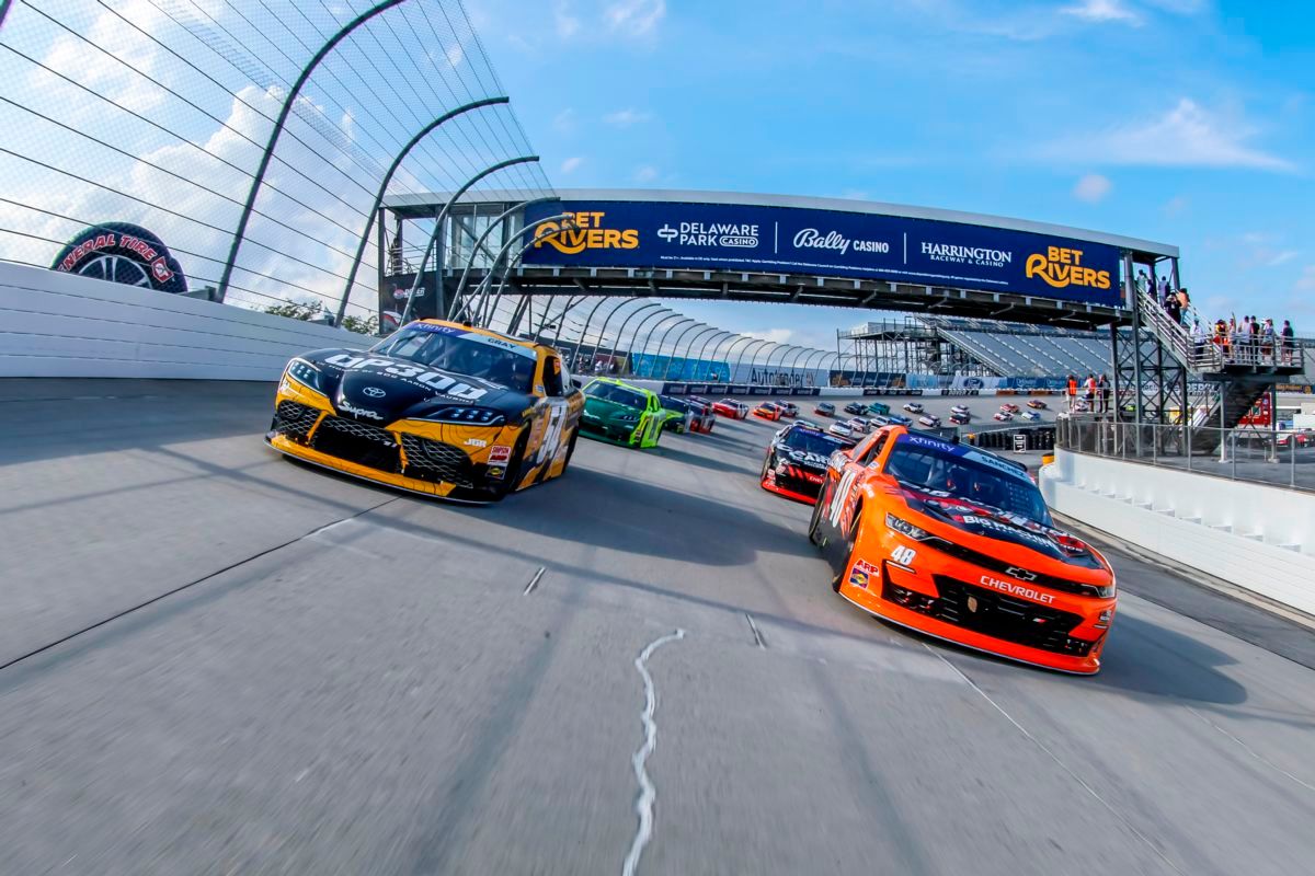 Parking NASCAR O'Reilly Auto Parts Series at Darlington Raceway