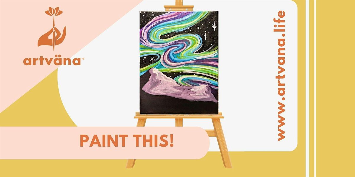 Artvana Paint & Sip at the 15% Board Game Cafe Tacoma July 2025