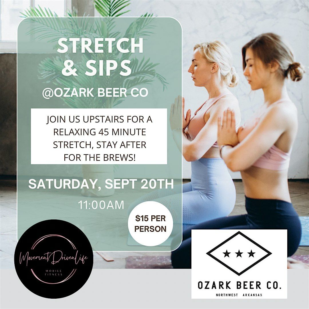 Stretch & Sips at Ozark Beer Co.