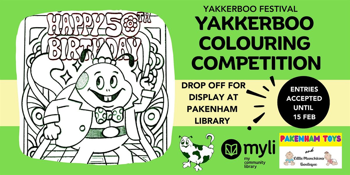 Yakkerboo Colouring Competition @ Pakenham Library