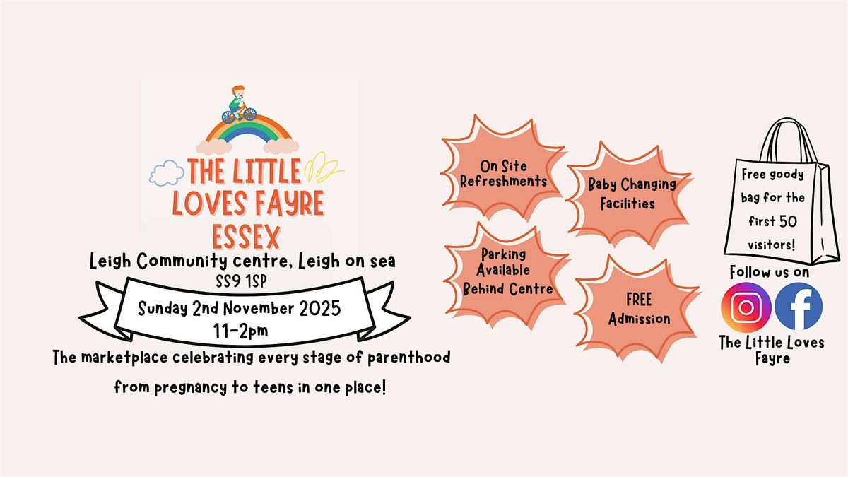 The Little loves Fayre coming to Leigh on Sea