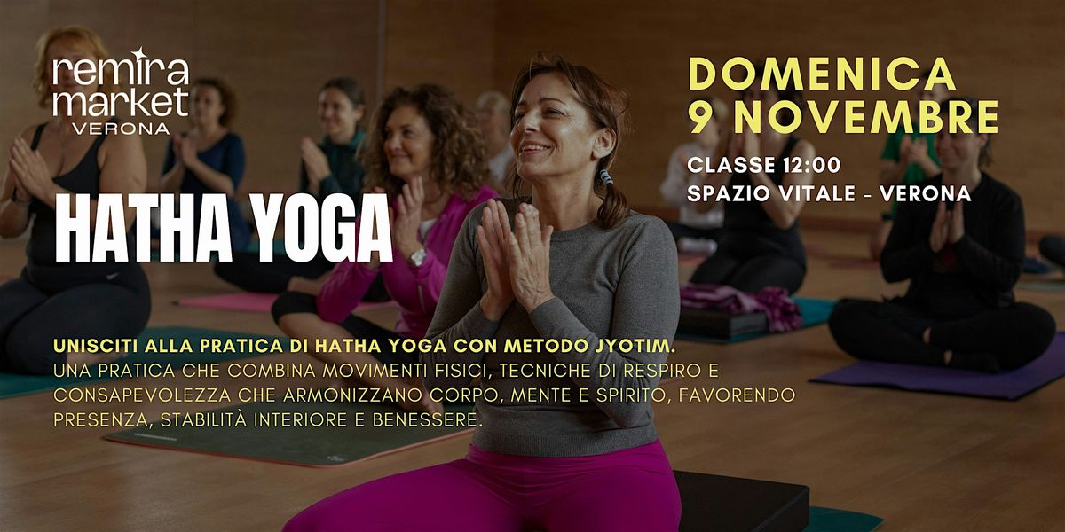 Classe di Yoga 9 Novembre a Verona in Spazio Vitale