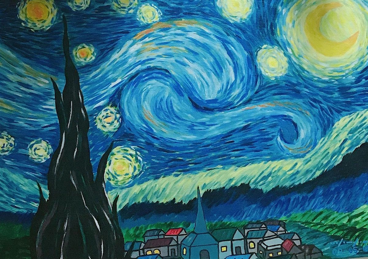Drink and Draw - Van Gogh ' Starry Night'