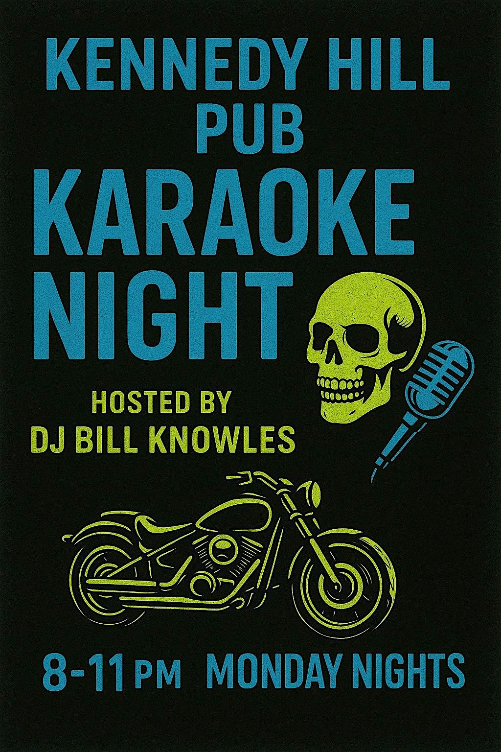 Karaoke Mondays at the Kennedy Hill Pub
