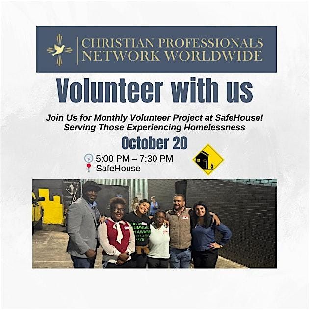 October Christian Professionals Network Volunteer With Us